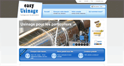 Desktop Screenshot of easyusinage.com